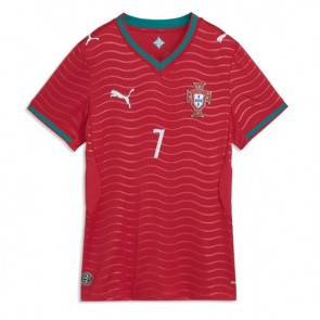 Portugal Cristiano Ronaldo #7 Hjemmebanetrøje Dame VM 2026 Kortærmet